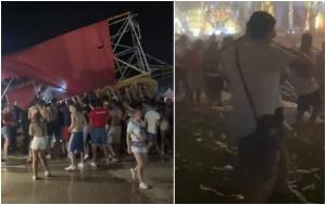 Un mort şi 17 răniţi la un festival de muzică electronică din Spania, după ce scena s-a prăbuşit
