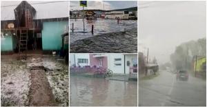 Furtunile și grindina au lovit cu putere în țară. Ploaie cu gheață în Botoşani, torenţi pe bulevarde în Cluj, tineri loviți de fulger în Pasul Vâlcan