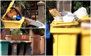 Locuitorii din Baia Mare rămân cu gunoiul la poartă şi se aleg cu amenzi, pentru că nu ştiu cum să colecteze selectiv