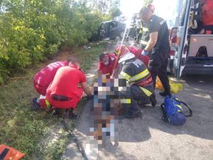Accident cu cinci victime în judeţul Vaslui. Un copil de 4 ani, transferat la Spitalul din Iaşi