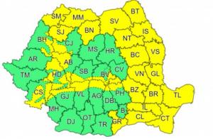 Meteo: Cod galben de ploi, emis de ANM în 32 de judeţe. Vremea în România, 10 septembrie 2022