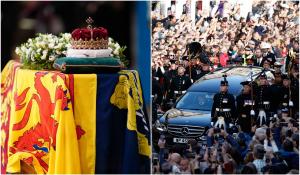 Mii de persoane au stat la cozi kilometrice pentru a vedea sicriul Reginei Elisabeta a II-a, în Scoţia. Milioane de britanici ar urma să vină la Londra pentru înmormântare