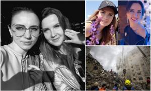 "Ce jale! Atât de tinere și frumoase, două mame minunate". Olga și Irina, ucise în atacul cu rachetă care a spulberat un bloc cu 9 etaje, în Dnipro
