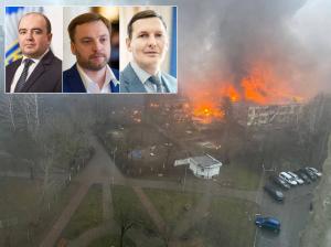 Elicopter ucrainean prăbușit lângă o grădiniță în Kiev. Ministrul de Interne, adjunctul său și trei copii, printre cei 18 morți