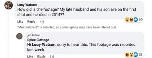 Un clip postat pe Facebook de un restaurant din UK a devenit viral, după ce o femeie a susținut că și-a văzut soțul mort de 9 ani în imagini