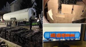 Ce au găsit vameșii într-o cisternă "de gaz", după ce au scanat-o cu raze X. Captură impresionantă la granița cu Ucraina