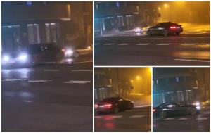 Şoferul unui BMW din Bistrița-Năsăud s-a dat în spectacol în mijlocul unei intersecţii din Cluj. A făcut drifturi fără să ţină cont de riscuri