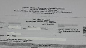 "A fost acolo. Nu prea i-au dat atenţie". Un bărbat acuză un spital din Cluj că i-a grăbit sfârșitul mamei sale, după ce ar fi luat o infecție nosocomială