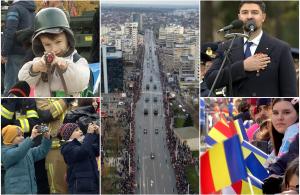 Record de Ziua Naţională: peste 100.000 de români, la cea mai grandioasă paradă militară, în Capitală. Imnul României, interpretat de fiul celebrului Nicu Gigantu'