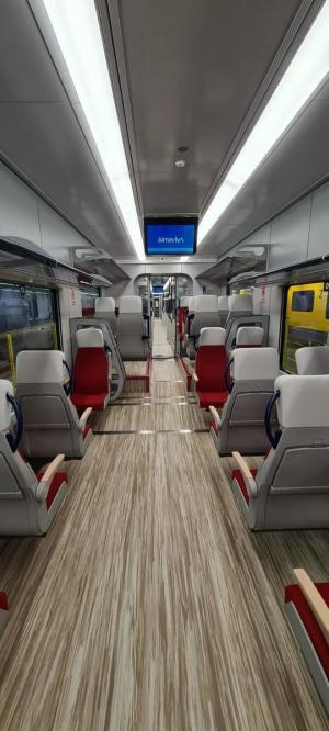 Primul tren electric produs de Alstom pentru România a ajuns în ţară. Va circula pe ruta Bucureşti - Constanţa