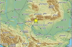 Nou cutremur în Gorj, marţi, 14 februarie: A avut o magnitudine de 5,7 şi s-a produs la 6,2 km adâncime. Cinci replici, una de 4,2