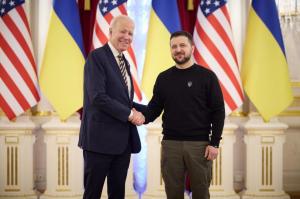 Joe Biden, în Ucraina. Vizita la Kiev a fost ţinută secret până în ultima clipă şi a durat 6 ore. Ce i-a promis lui Zelenski