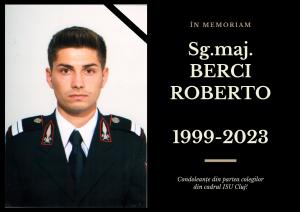 "Odihnă veșnică, copil drag". Roberto, un pompier din Cluj și membru al Ansamblului Folcloric "Someșana", plâns după ce a murit brusc la doar 23 de ani