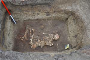 Rămășițele unei persoane din Epoca Bronzului, descoperite la Botoșani. Arheologii cred că scheletul este vechi de peste 3.000 de ani