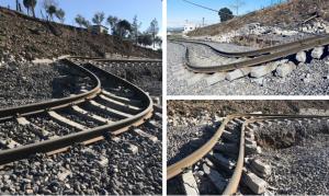 Calea ferată, contorsionată de cutremurul devastator din Turcia: şinele "modelate" după mişcarea plăcilor tectonice