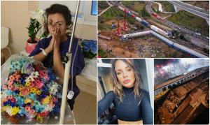 "Trebuia să decid dacă să ard sau să-mi rup oasele căzând în gol". O tânără din Grecia descrie oroarea din "trenul morții", după ciocnirea fatală din Tempi