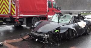 Trei Porsche, patru morți și un accident de groază. Dramă incredibilă pe autostrada A3 spre Koln, în Germania
