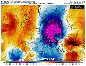 Vortex polar în Europa, în mijlocul primăverii. Iarna revine în forță în vestul, centrul, sudul și estul continentului