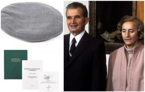 Cu cât se vinde şapca lui Nicolae Ceauşescu. Şi teza de doctorat a Elenei Ceauşescu e scoasă la licitaţie