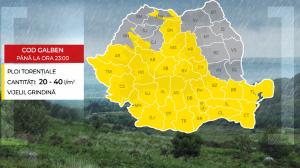 Ciclonul mediteranean ajuns în România a adus primul cod roșu din această primăvară: "Dintr-odată s-a întunecat şi a bătut gheaţa tare"