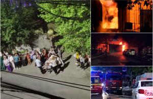 Filmul incendiului de la Spitalul Robănescu din Capitală. Copiii ţintuiţi la pat sau conectaţi la aparate, evacuaţi în timp record