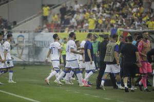 Meciul România - Kosovo, întrerupt 45 de minute. Cine sunt ultrașii care au scandat "Kosovo este Serbia"