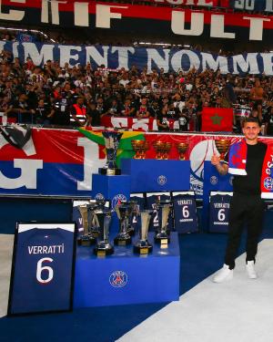 Marco Verratti şi-a luat la revedere în lacrimi de la PSG, după 11 ani. Omagiul emoţionant al clubului francez: "Un deceniu de magie"
