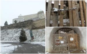 Cetatea Râşnov, închisă pentru al patrulea an la rând. Turiştii, dezamăgiţi: "Păi dacă e închisă, cum s-o văd. Păcat că am ajuns până aici"