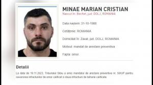 Marian Cristian Minae, cel de-al doilea suspect în cazul asasinării lui Adrian Kreiner, va fi adus în ţară. Cele 16 ceasuri scumpe furate au fost găsite la el