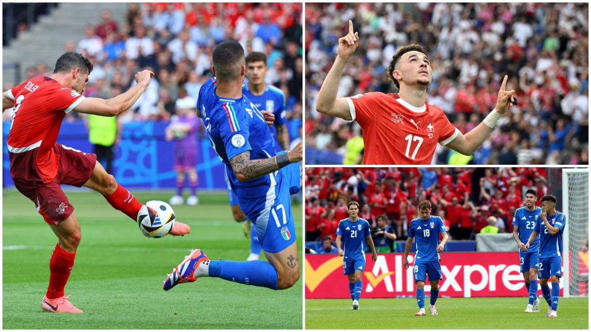 Svizzera-Italia 2-0.  Grande sorpresa nella fase a eliminazione diretta di EURO 2024