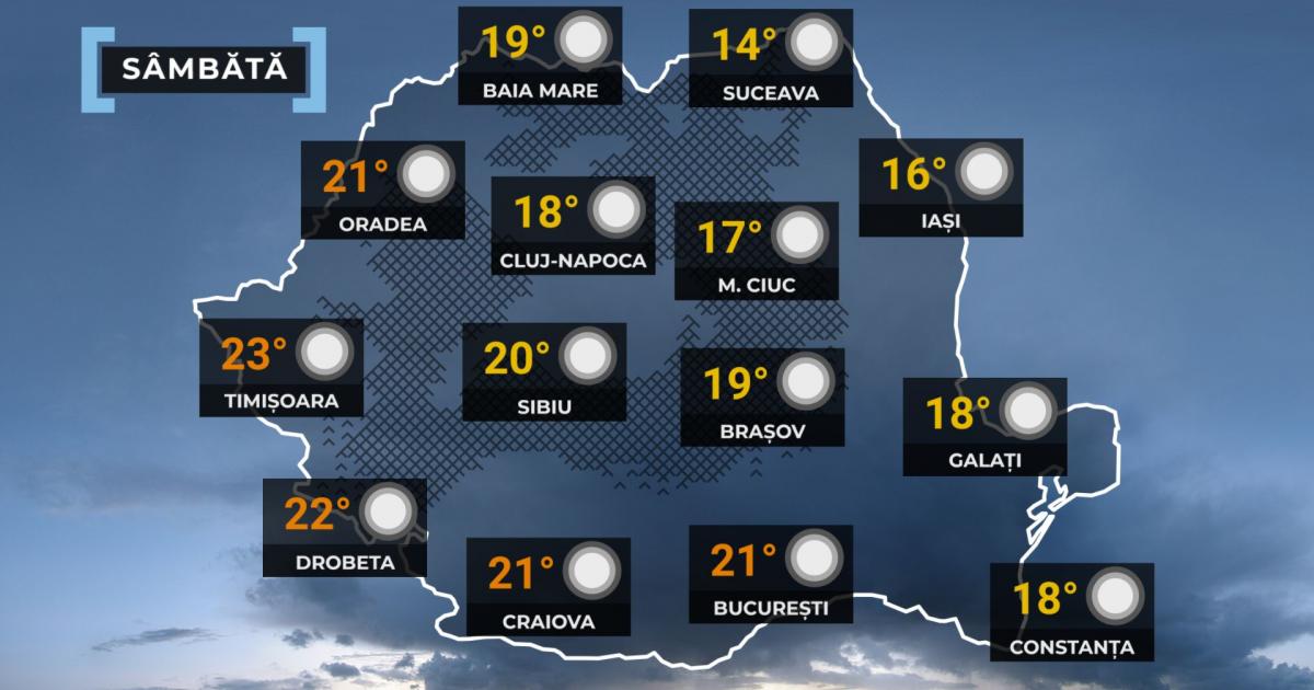 Vremea de mâine 1 noiembrie. Va fi deosebit de cald pentru această perioadă. Maxime şi de 24 de grade