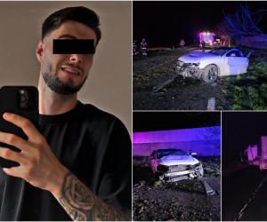 El este tânărul care a murit în accidentul din Murfatlar. Maşina în care se afla Ionuţ s-a rupt în două