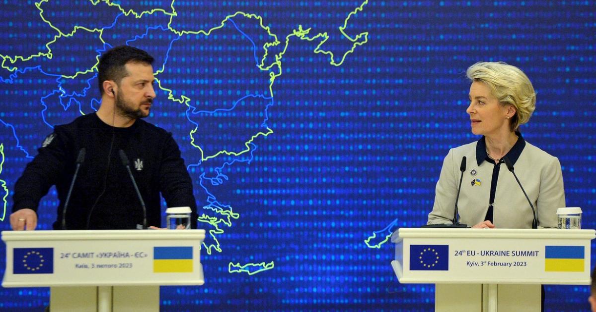 Photo for the article Ursula Von der Leyen: "Săptămâna care urmează va fi decisivă pentru Ucraina"