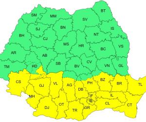 Cod galben de ninsori, viscol şi polei în 18 judeţe şi Bucureşti. Prognoza specială pentru Capitală