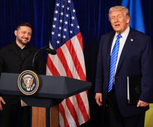 Reacția lui Zelenski când Trump l-a lăudat pe Putin de față cu el. Problema Donbasului, eșec la negocieri