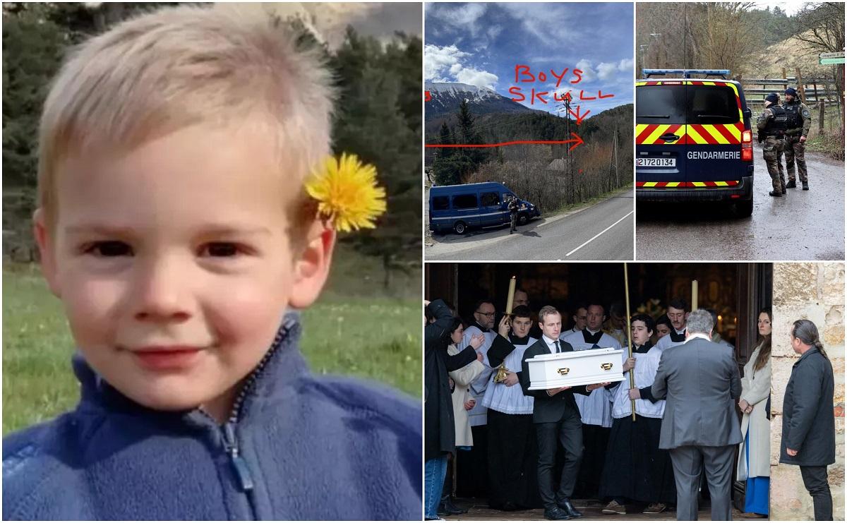 Rămășițele lui Emile, mutate intenționat în pădure cu puțin timp înainte să fie găsite. Cadavrul nu s-a aflat acolo în cele 8 luni de dispariție