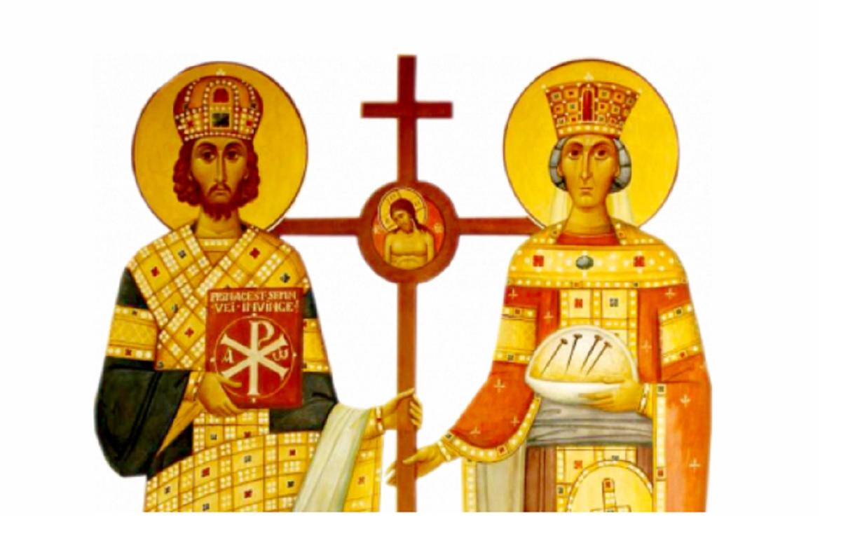 21 mai, Sfinţii Constantin şi Elena. Sărbătoare cu cruce roşie în calendarul ortodox
