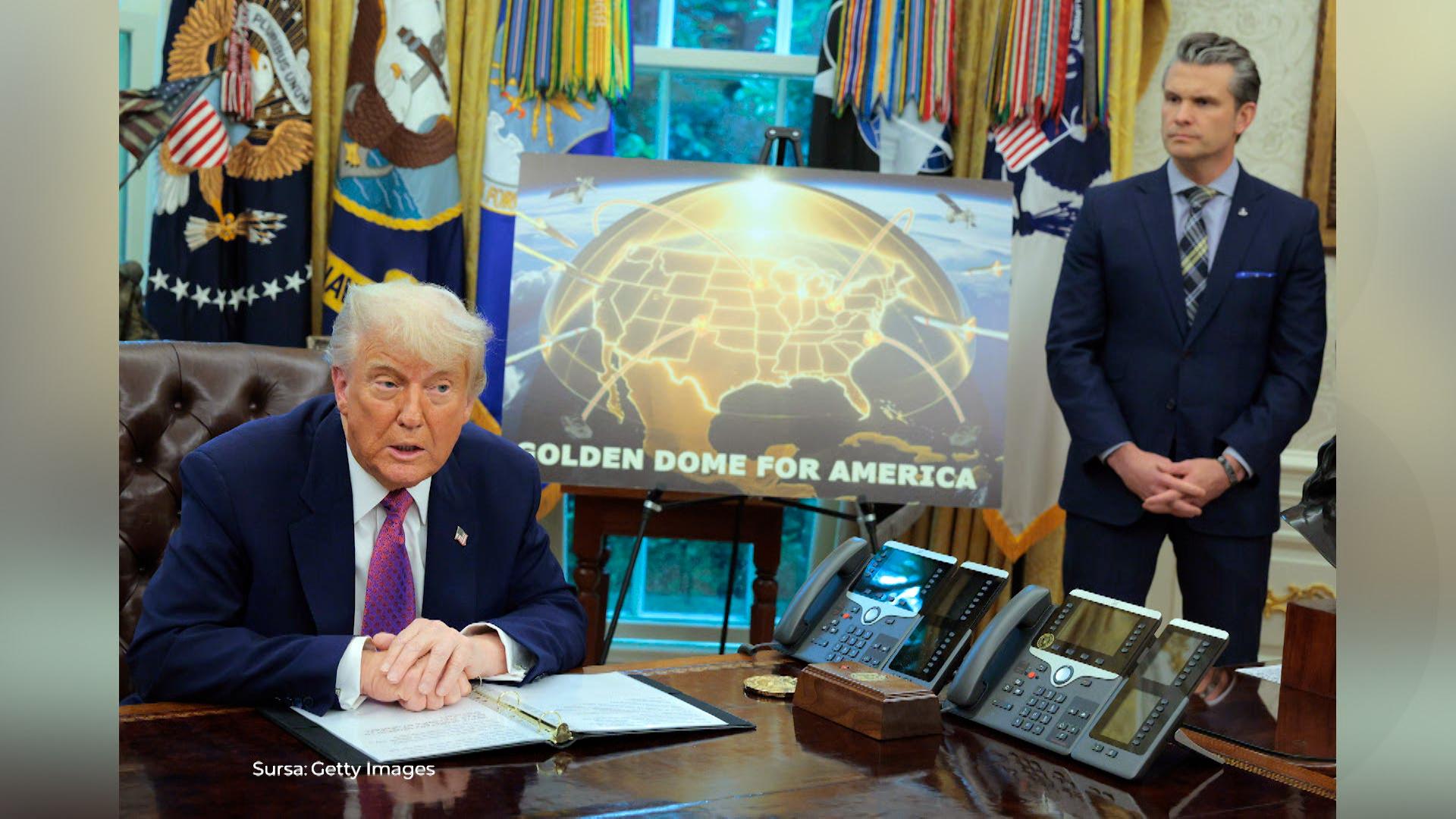 SUA vor avea un nou sistem de apărare antirachetă. "Golden Dome" ar putea fi gata până la finalul mandatului lui Trump