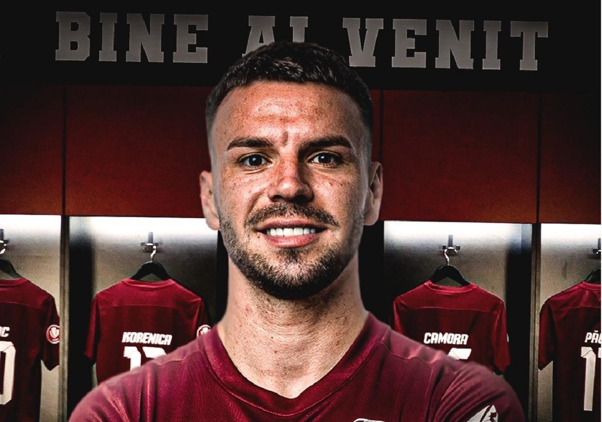 Andrei Cordea, prezentat oficial drept noul jucător al lui CFR Cluj deşi a fost curtat insistent şi de Becali