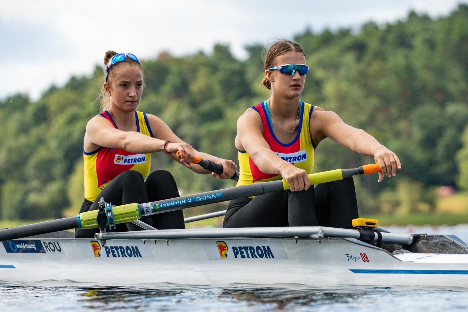 Medalie de aur pentru echipajul de dublu rame feminin la Mondialele de Canotaj Under 19 din Lituania