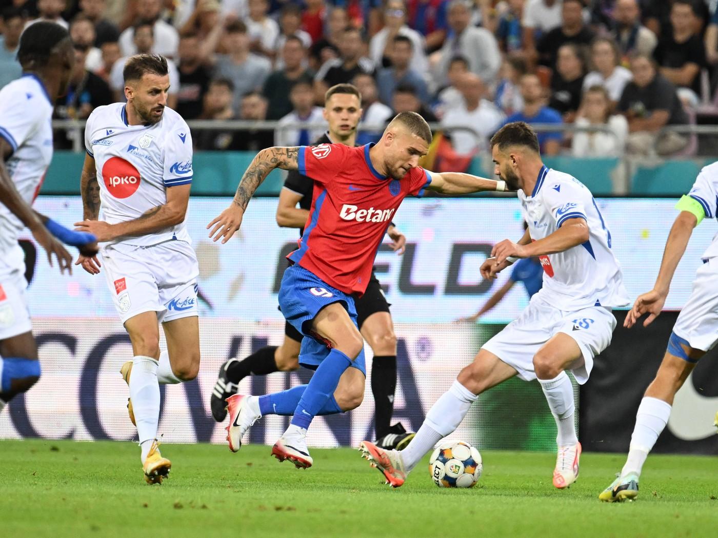 Drita - FCSB 1-3. Roş-albaştrii se califică în play-off-ul Europa League
