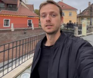 Un vlogger din Olanda, după ce a văzut Sibiul: "Nu mergeți în România, e atât de periculos!"