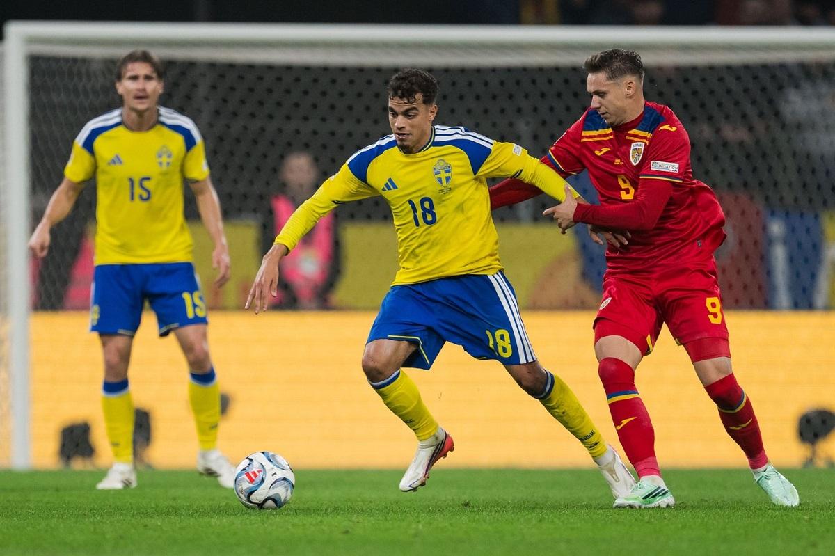 Cinci fotbalişti suedezi s-au îmbolnăvit înaintea returului cu România din UEFA Nations League 
