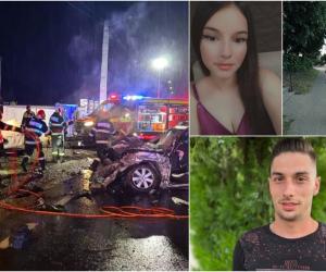 Cine sunt tinerii morţi în accidentul din Mihăeşti. Tânărul de 25 de ani a intrat pe contrasens într-o curbă