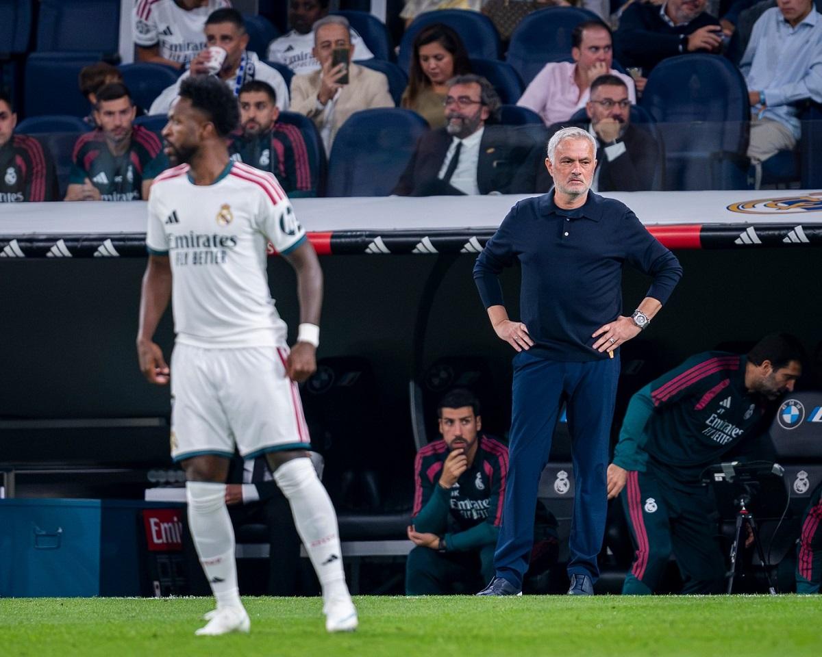 Planul lui Jose Mourinho, după ce superstarul Vinicius a fost eliminat cu Villarreal