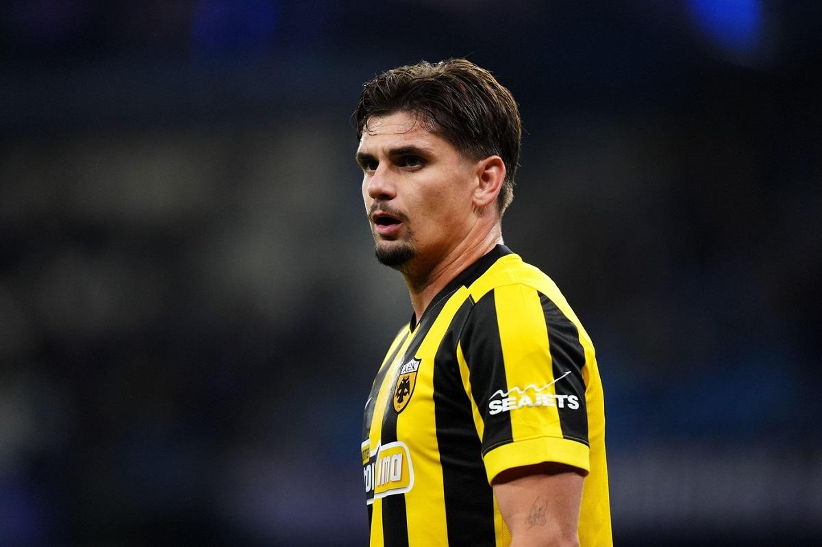 Răzvan Marin, cel mai bun jucător de la AEK Atena în derby-ul pierdut cu PAOK Salonic