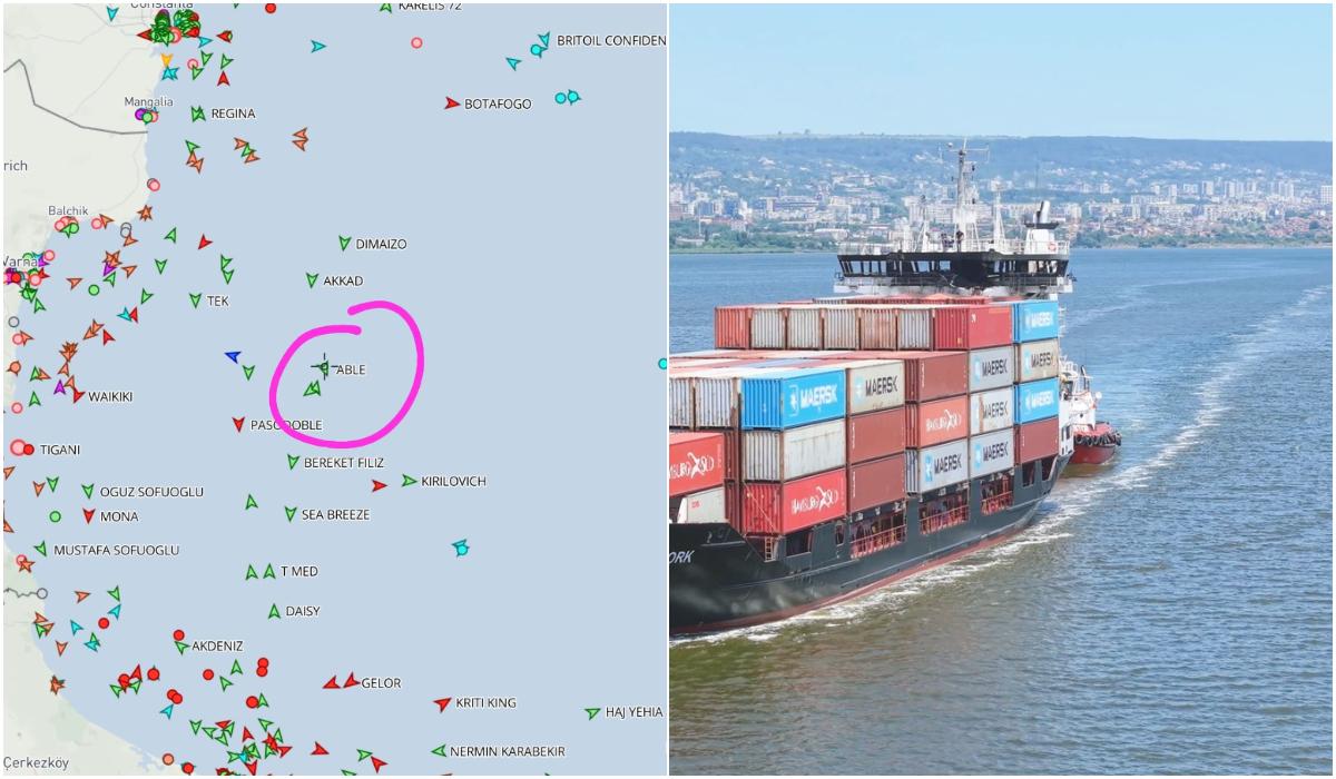Atacuri în lanț în Marea Neagră. Două nave, lovite cu drone în largul Bulgariei. Una s-a scufundat