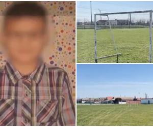 Filmul accidentului din Timiş. Lucas, strivit de o poartă de fotbal de 100 kg sub privirile tatălui