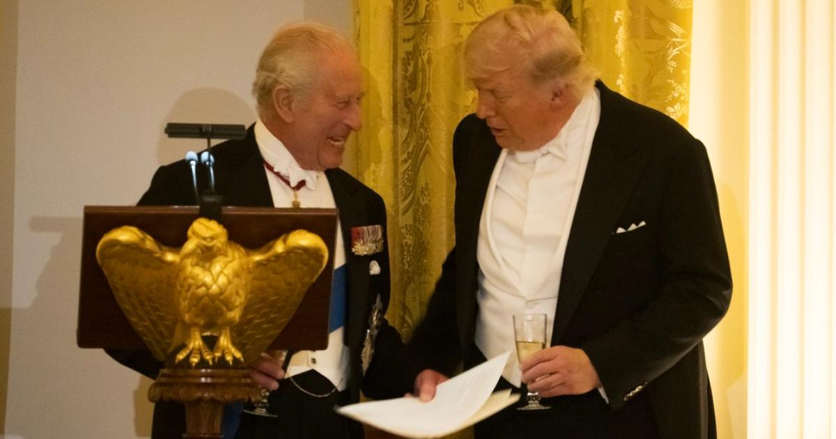 Regele Charles, către Donald Trump: "Îndrăznesc să spun că fără noi ați vorbi franceza?"