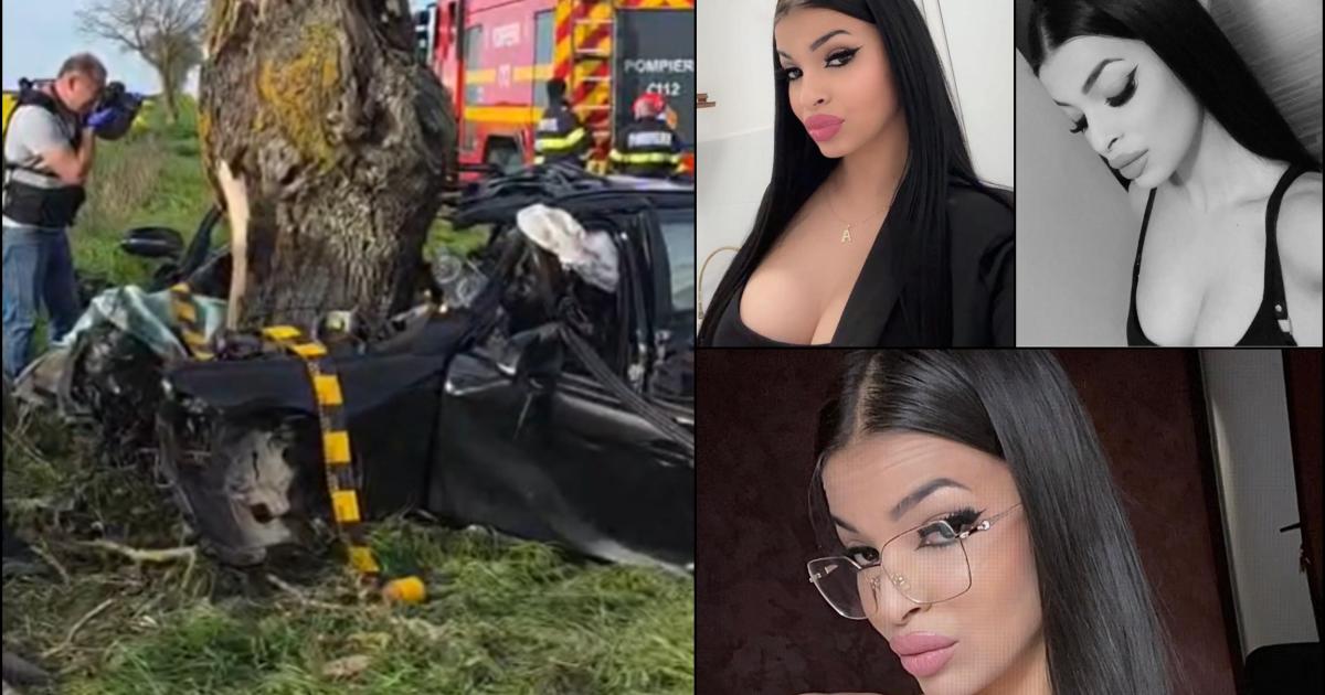 Poza pentru articolul Tânără moartă la Amzacea, după ce a intrat cu maşina într-un copac. Alina avea 21 de ani